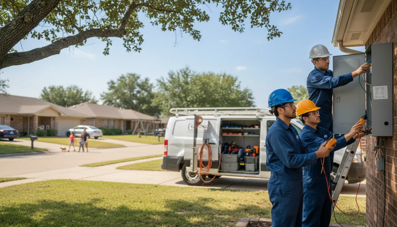 Certified electrician providing emergency electrical services in Lecompte, LA
